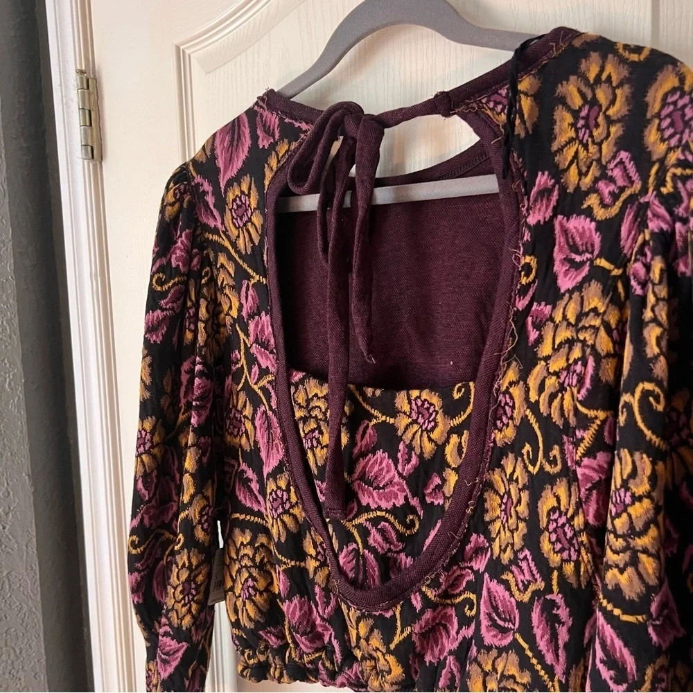NWT Free People No Ordinary Drapey Reversable Top, Small